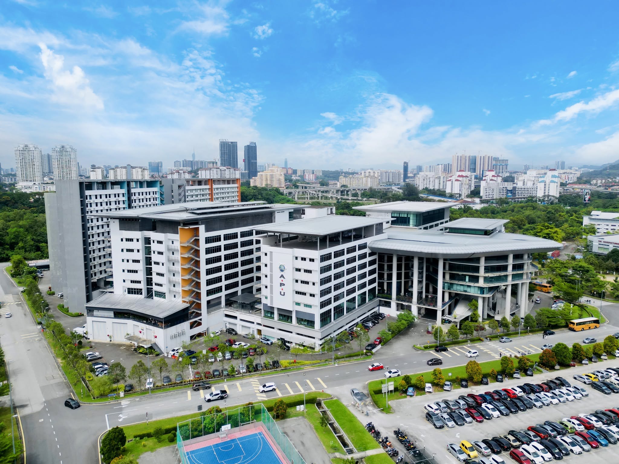 Asia Pacific University campus in Malaysia